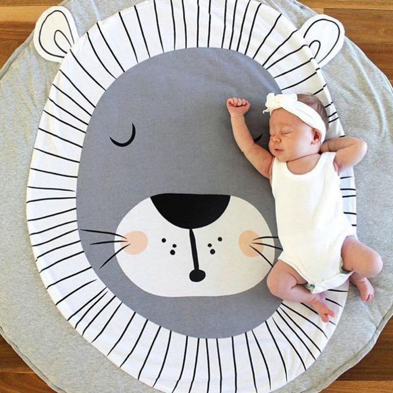 Lion Playmat Sleepy Lion Baby Toddler Crawling Mat Just Kidding Store 