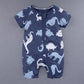 Dino Summer Baby and Toddler Romper - Just Kidding Store 