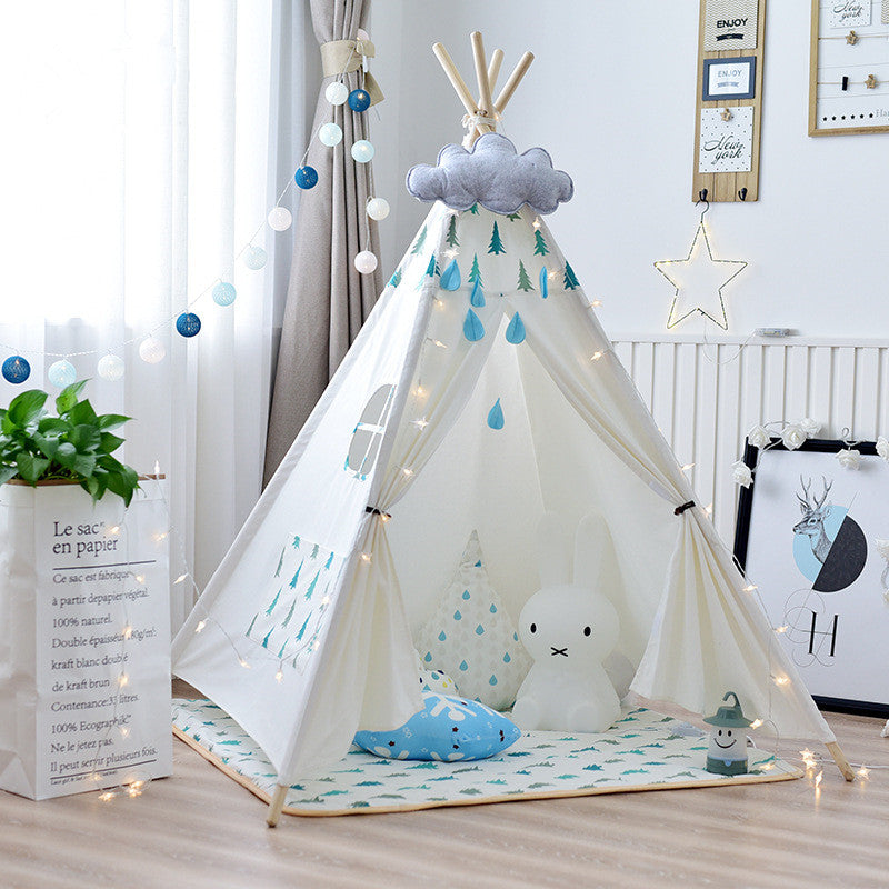 White Pine Trees Teepee - Kids Indian Play Tent - Just Kidding Store