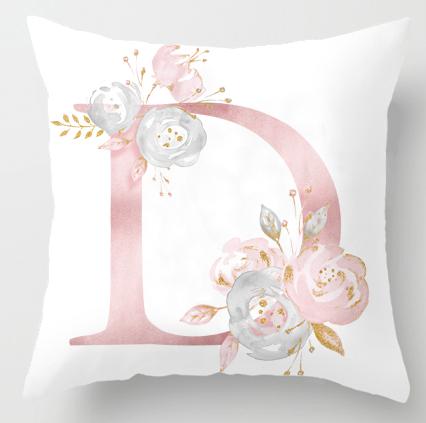 D Initial Personalised Cushion Cover - Just Kidding Store