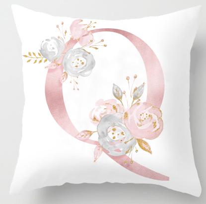 Q Initial Personalised Cushion Cover - Just Kidding Store