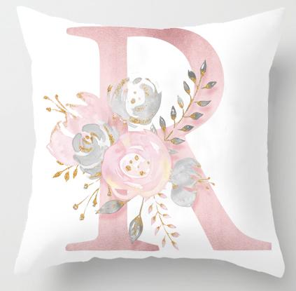 R Initial Personalised Cushion Cover - Just Kidding Store