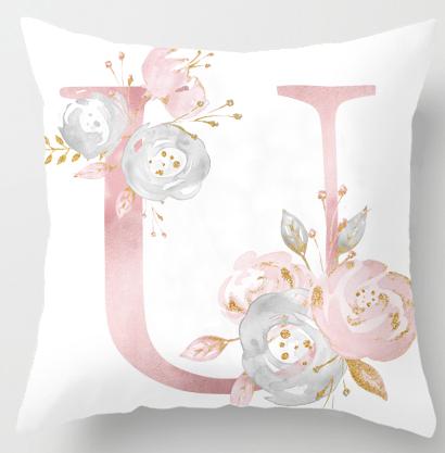 U Initial Personalised Cushion Cover - Just Kidding Store