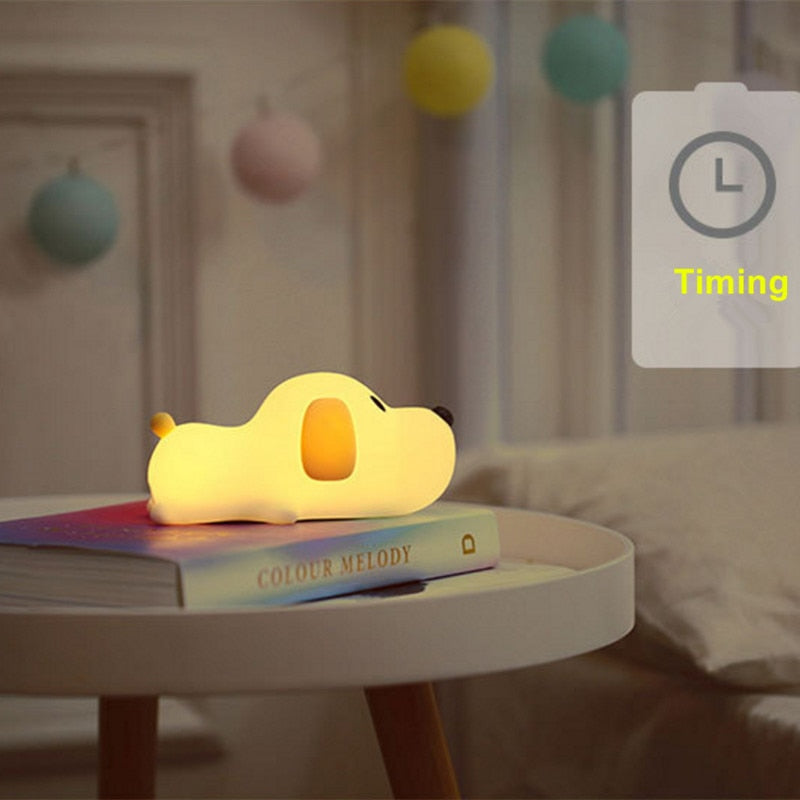 Puppy Night Light Kids Touch Sensor Switching Lamp - Just KIdding Store