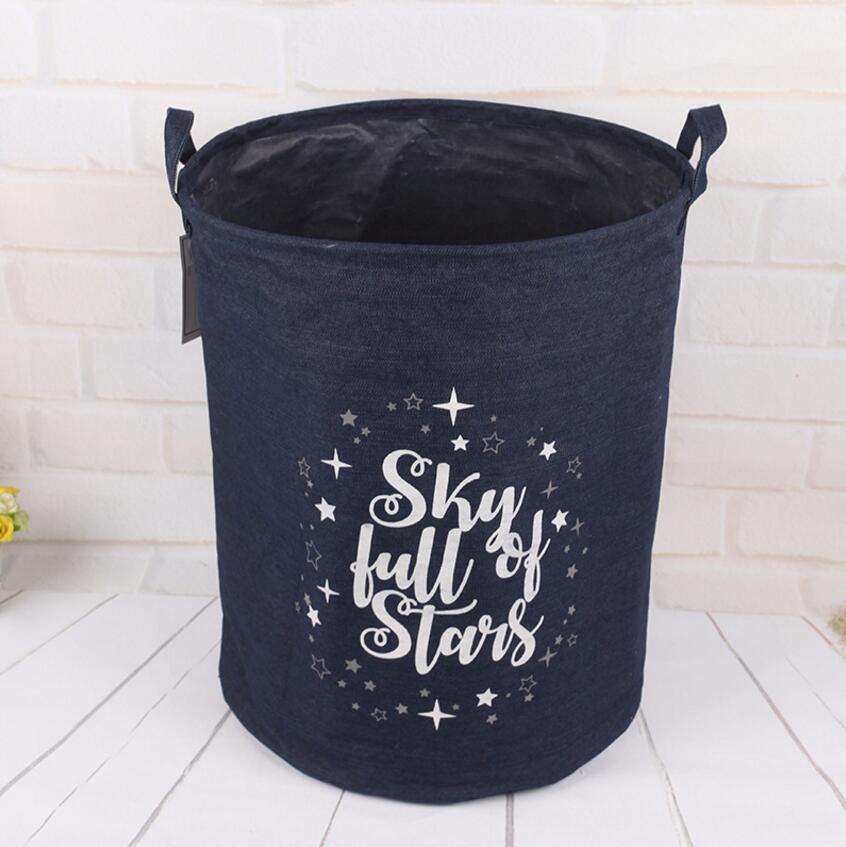 Sky Full Of Stars Storage Basket Kids Hamper Bag - Just Kidding Store