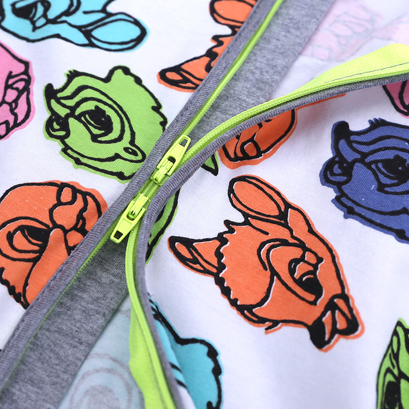 Forest Friends Summer Baby and Toddlers Romper - Just Kidding Store