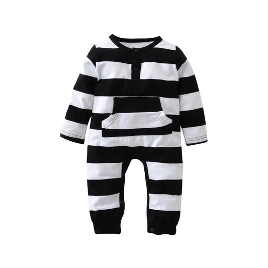 Jailbird Trendy Baby and Toddlers Stripped Romper - Just Kidding Store
