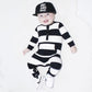 Jailbird Trendy Baby and Toddlers Stripped Romper - Just Kidding Store