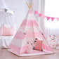 Pink Striped Teepee - Kids Indian Play Tent - Just Kidding Store