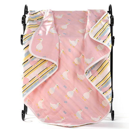 Six Layers Cotton Blanket - Chevron, Flamingo, Diamond, Cloud