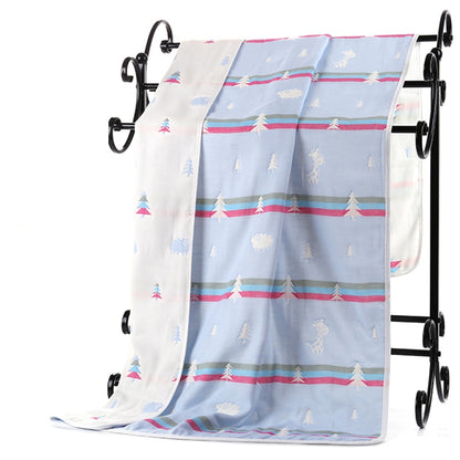 Six Layers Cotton Blanket - Chevron, Flamingo, Diamond, Cloud