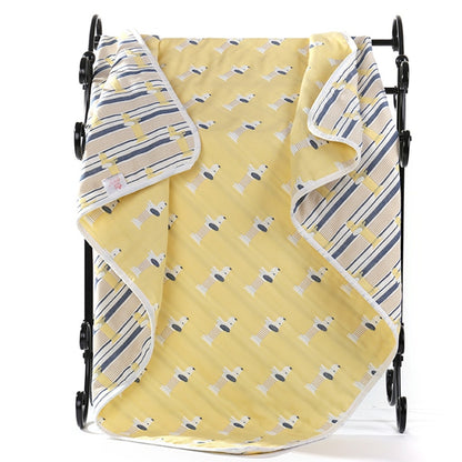 Six Layers Cotton Blanket - Chevron, Flamingo, Diamond, Cloud