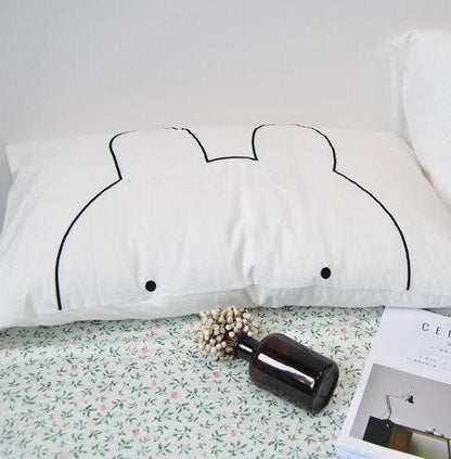Miffy Pillow Cover - Kawaii Bunny Pillowcase - Just Kidding Store