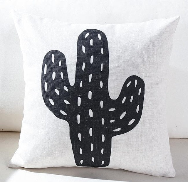 Nordic Style Cushion Covers - Cactus, Bear, Pine Tree, Arrow - Just Kidding Store