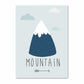 Adventure Inspiring Canvas Paintings - Snowly Mountain - Just Kidding Store