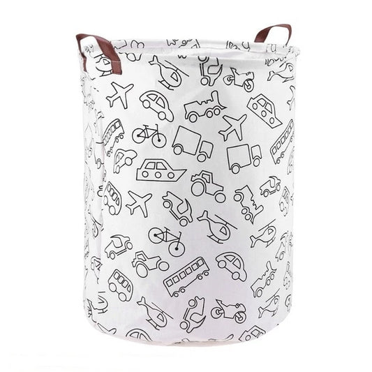 Cars And Planes Toy Storage Hamper Bag - Laundry Basket - Just Kidding Store