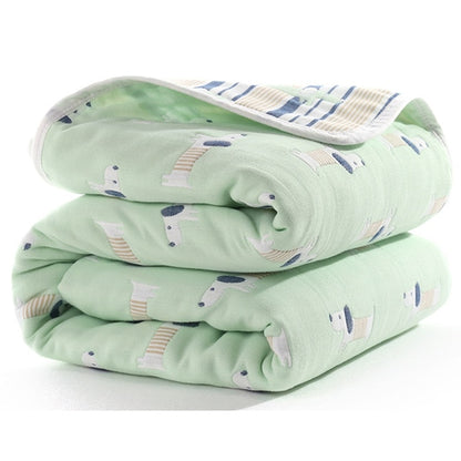 Six Layers Baby Kids Cotton Blankets - Just Kidding Store 