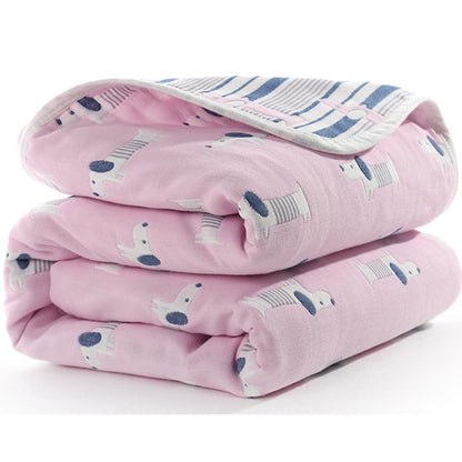 Six Layers Baby Kids Cotton Blankets - Just Kidding Store 