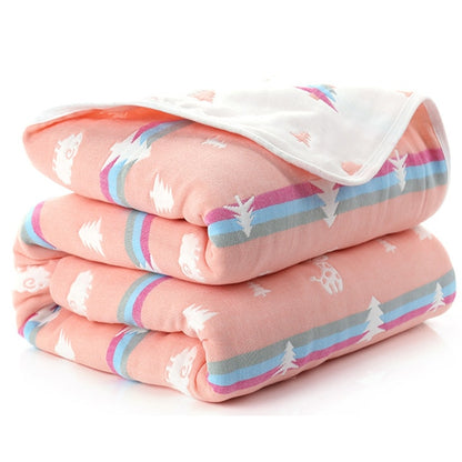 Six Layers Baby Kids Cotton Blankets - Just Kidding Store 