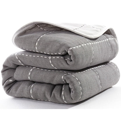 Six Layers Baby Kids Cotton Blankets - Just Kidding Store 