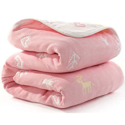 Six Layers Baby Kids Cotton Blankets - Just Kidding Store 