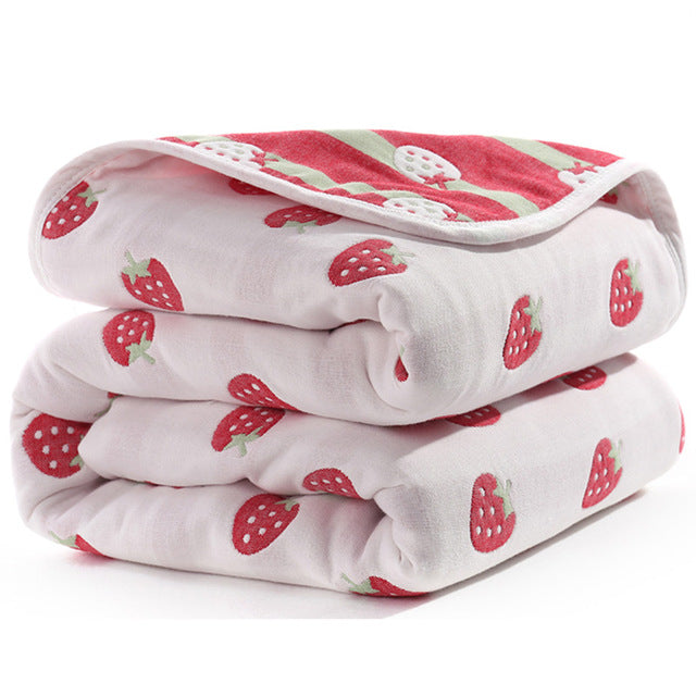Six Layers Baby Kids Cotton Blankets - Just Kidding Store 