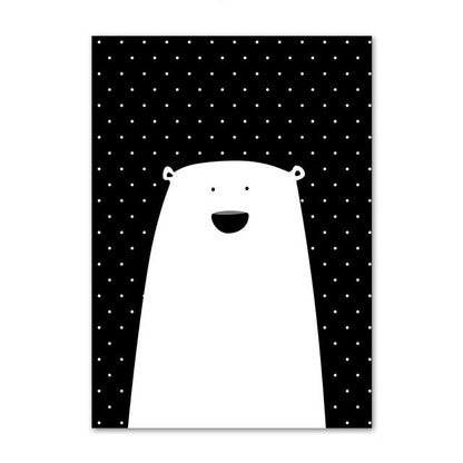 Canvas Wall Art -  Nordic Style Kids Posters - Just Kidding Store