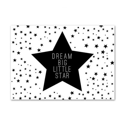 Canvas Wall Art -  Nordic Style Kids Posters - Just Kidding Store