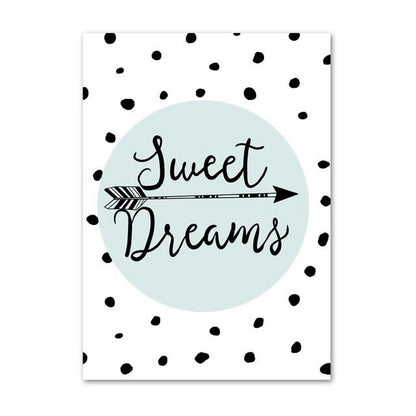 Canvas Wall Art -  Nordic Style Kids Posters - Just Kidding Store