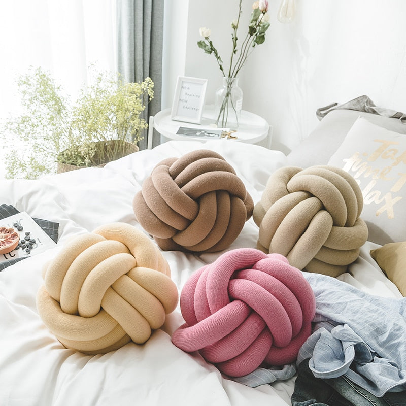 Handmade Knot Jersey Pillow - Just Kidding Store