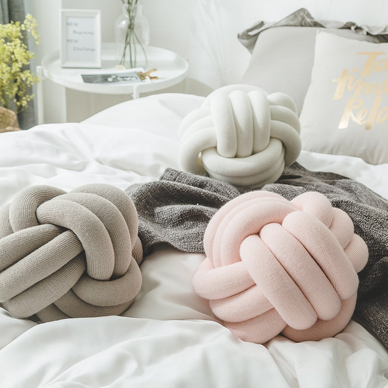 Handmade Knot Jersey Pillow - Just Kidding Store