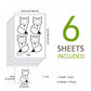 Sleepy Fox Woodland Wall Stickers Kids Wall Decal - Just Kidding Store