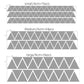 Triangles Wall Stickers Kids Wall Decal - Just Kidding Store