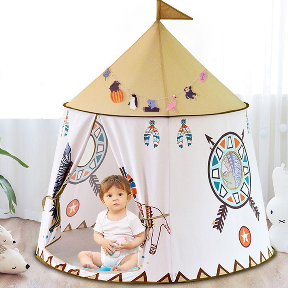 Indian Tent House - Portable Children Playhouse - Just Kidding Store