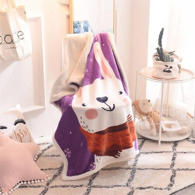 Baby Kids Soft Sherpa Winter Kids Blanket - Just Kidding Store