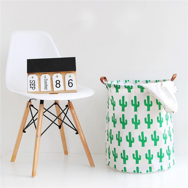Monochrome Large Toy Storage Hamper Bag Laundry - Just Kidding Store