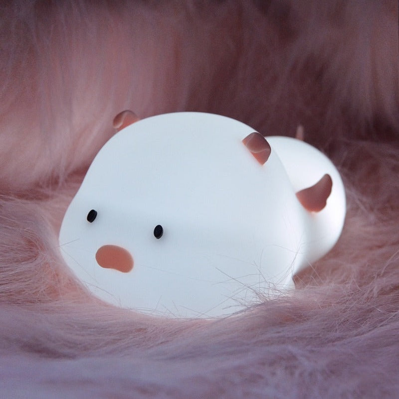 Piggy Night Light - Touch Sensor Color Switching Lamp