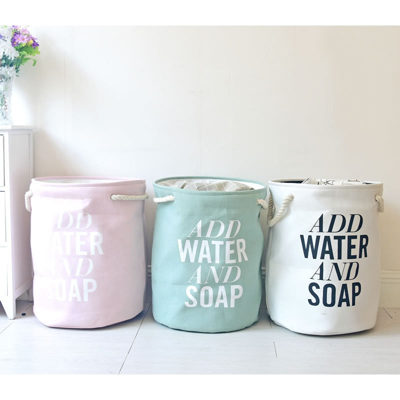 Add Water And Soap Kids Big Laundry Hamper Basket - Just Kidding Store