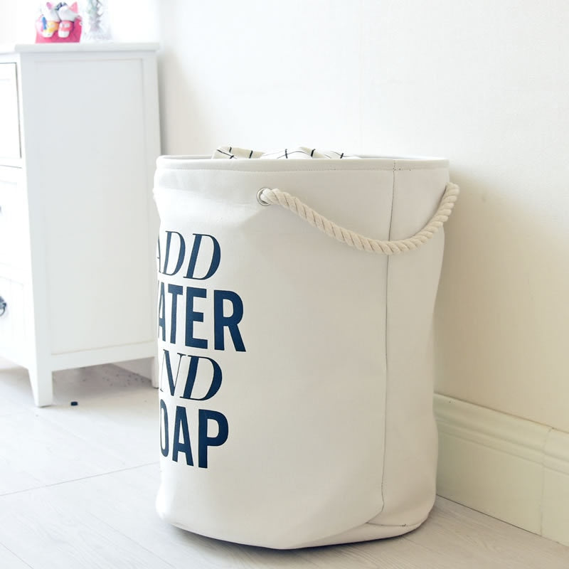 Add Water And Soap Kids Big Laundry Hamper Basket - Just Kidding Store