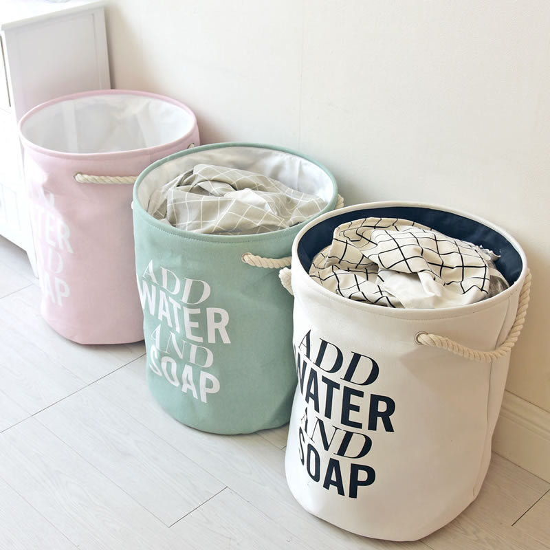 Add Water And Soap Kids Big Laundry Hamper Basket - Just Kidding Store