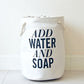 Add Water And Soap Kids Big Laundry Hamper Basket - Just Kidding Store