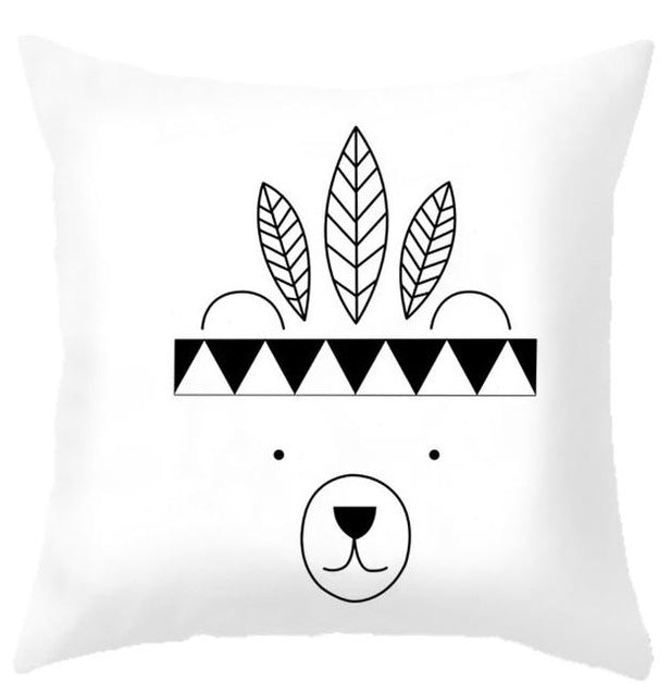 Tribal Bear Nordic Cushion Covers - Just Kidding Store