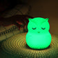 Owl Night Light - Kids Tap Control Color Changing Lamp - Just Kidding Store