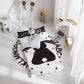 Kids Sleeping Bag With Pillow - Black Bunny Sleeping Envelope Just Kidding Store