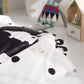 Kids Sleeping Bag With Pillow - Black Bunny Sleeping Envelope Just Kidding Store