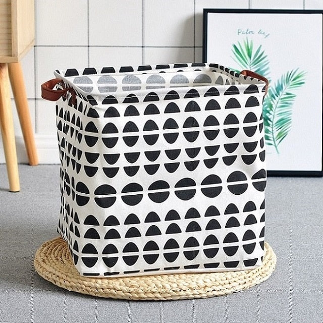 Cube Canvas Basket -  Kids Toy Storage Box - Just Kidding Store