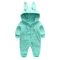 Bunny Rabbit Baby Kids Hooded Winter Romper - Just Kidding Store