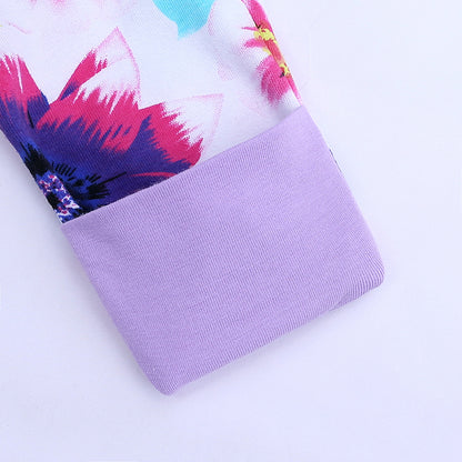 Spring Flowers Romper - Baby Kids Summer Romper - Just Kidding Store