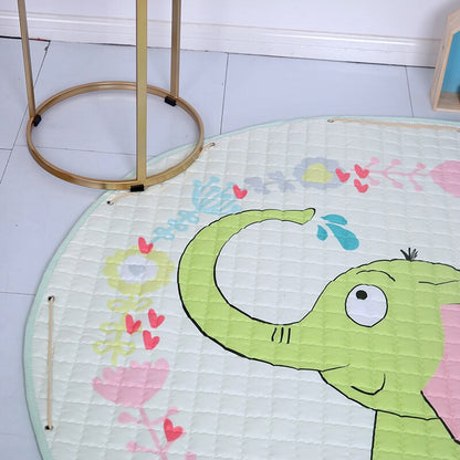 Activity Play Mat Baby Kids Toy Storage Bag Little Elephant - Just Kidding Store