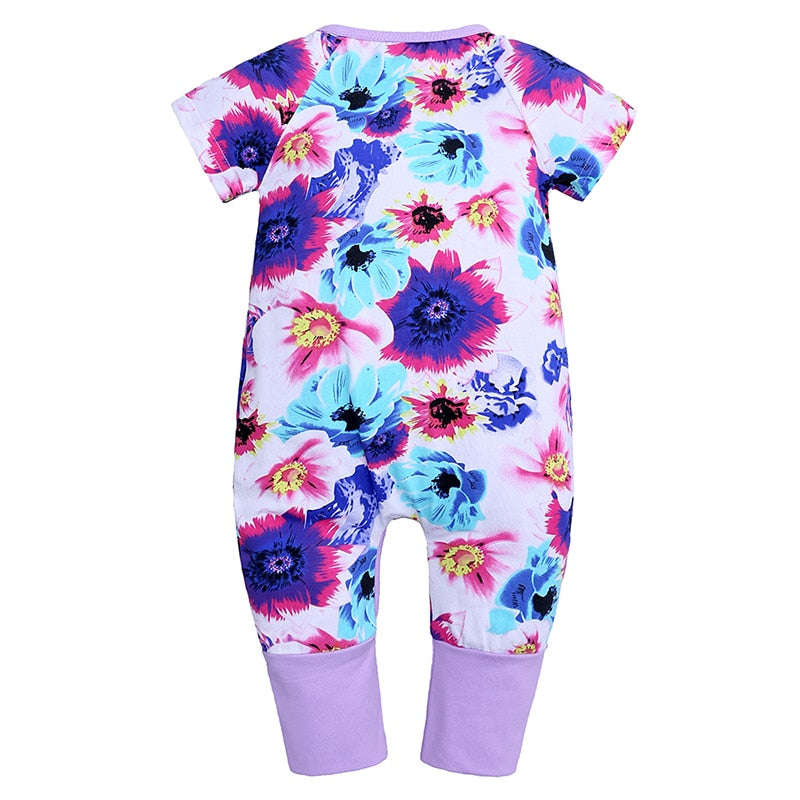 Spring Flowers Summer Romper Baby Kids Fashion - Just Kidding Store